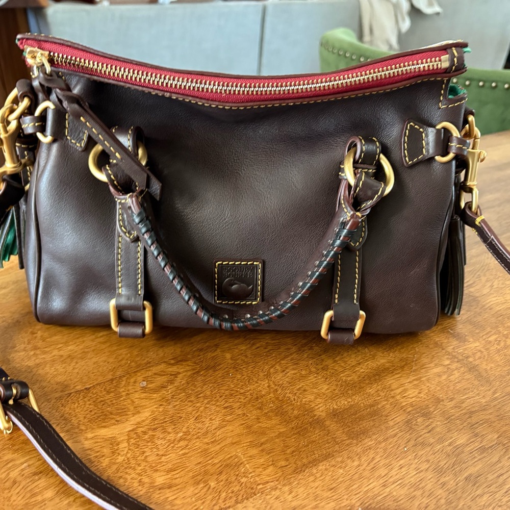 Dooney & Bourke Florentine Mini Satchel on Brown Tmoro